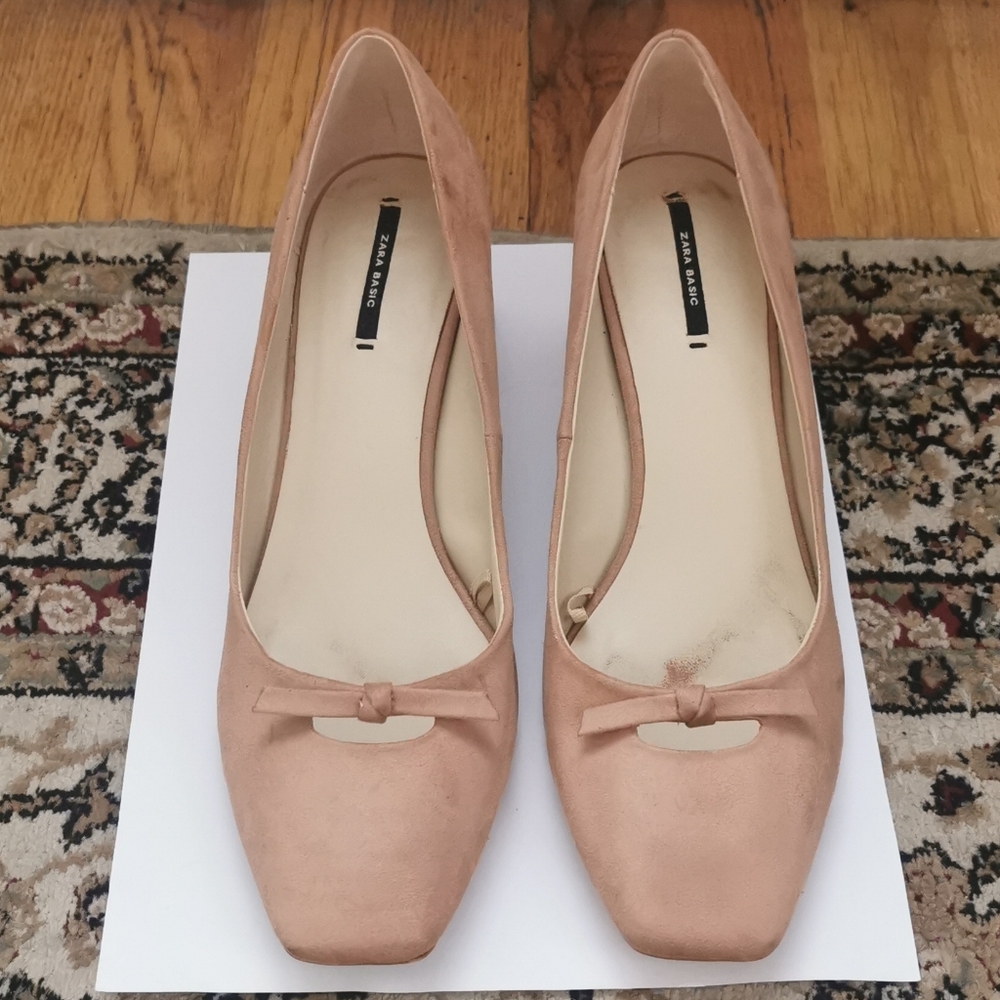 Zara Block Heel Pumps
